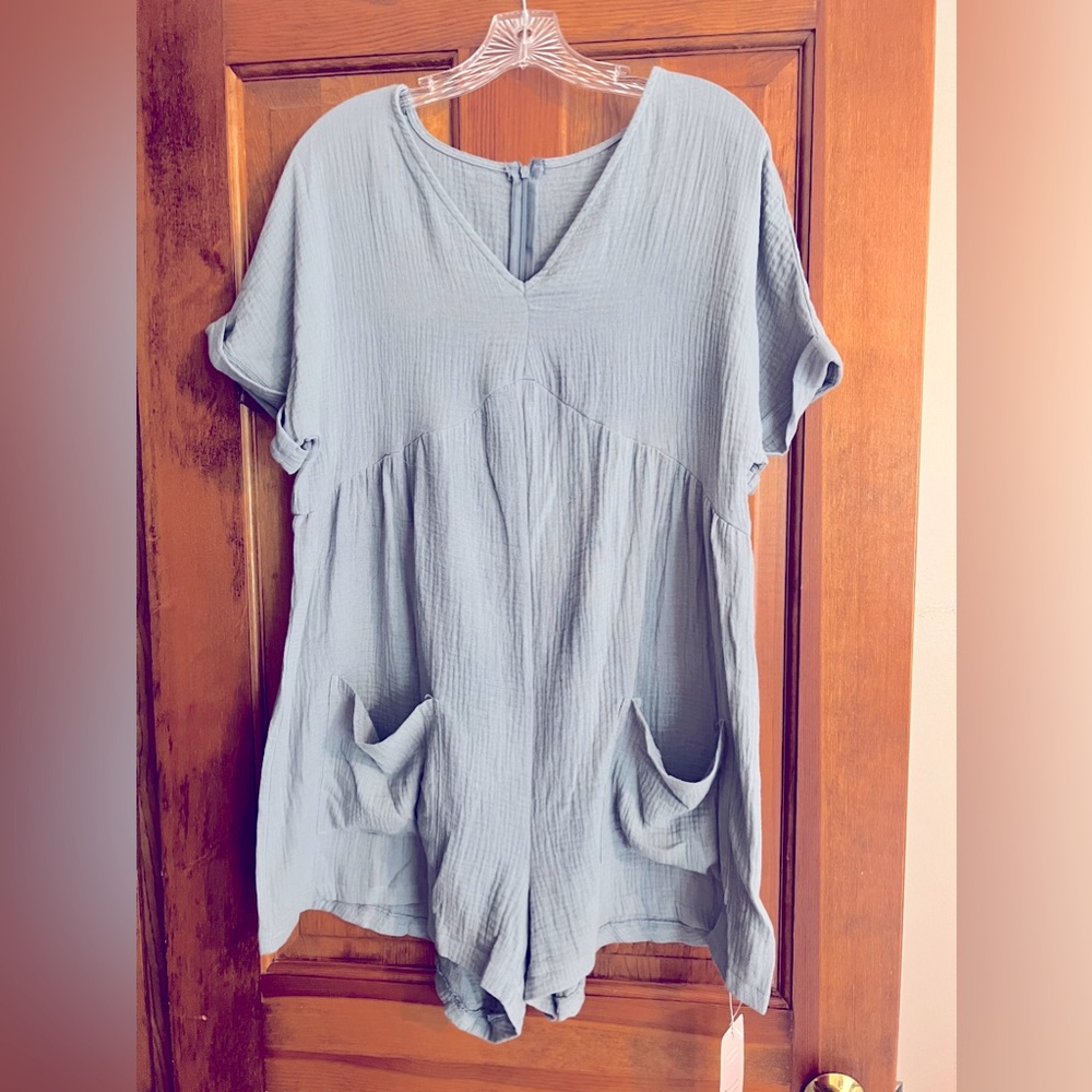 Women’s Shorts Romper by Emery Rose, Large